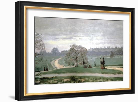 Hyde Park, London, 1871-Claude Monet-Framed Giclee Print