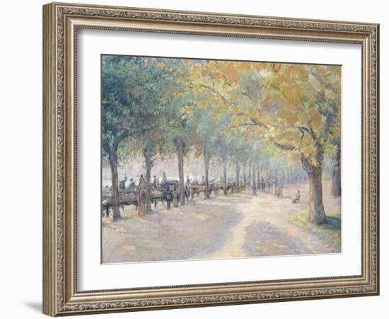 Hyde Park, London, 1890-Camille Pissarro-Framed Giclee Print