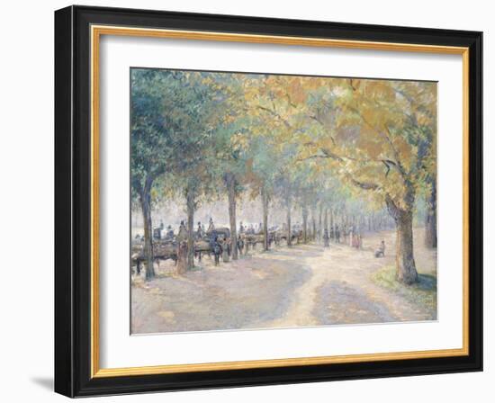 Hyde Park, London, 1890-Camille Pissarro-Framed Giclee Print