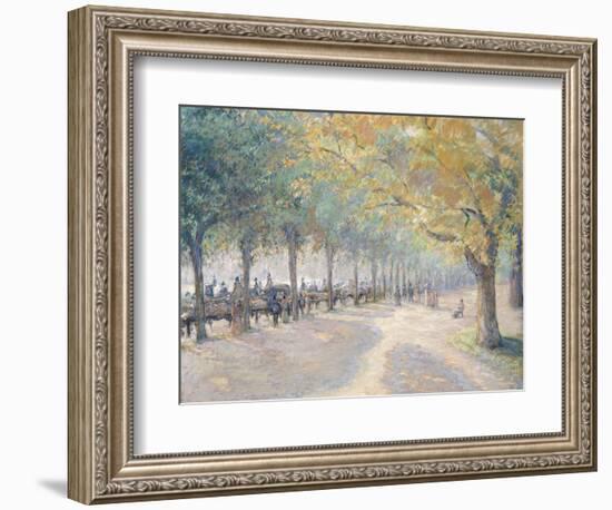 Hyde Park, London, 1890-Camille Pissarro-Framed Giclee Print