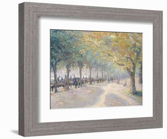 Hyde Park, London, 1890-Camille Pissarro-Framed Giclee Print