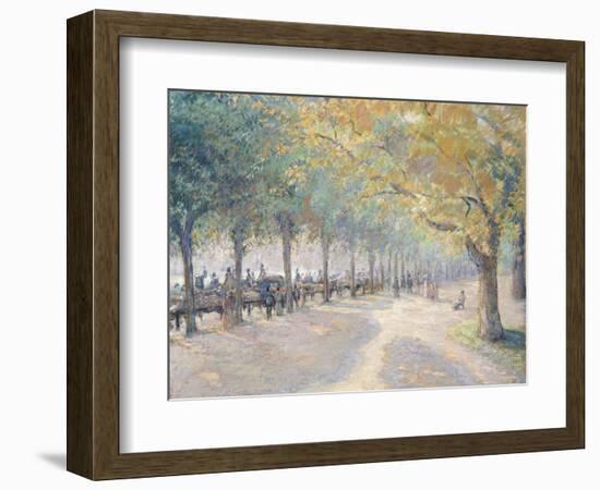 Hyde Park, London, 1890-Camille Pissarro-Framed Giclee Print