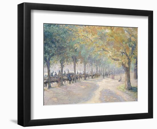 Hyde Park, London, 1890-Camille Pissarro-Framed Giclee Print