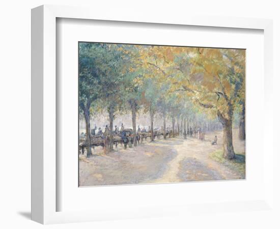 Hyde Park, London, 1890-Camille Pissarro-Framed Giclee Print