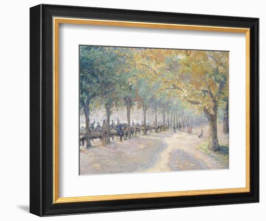 Hyde Park, London, 1890-Camille Pissarro-Framed Giclee Print