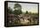 Hyde Park, London, England, Entrance of Queen Victoria-Thomas Musgrave Joy-Framed Premier Image Canvas