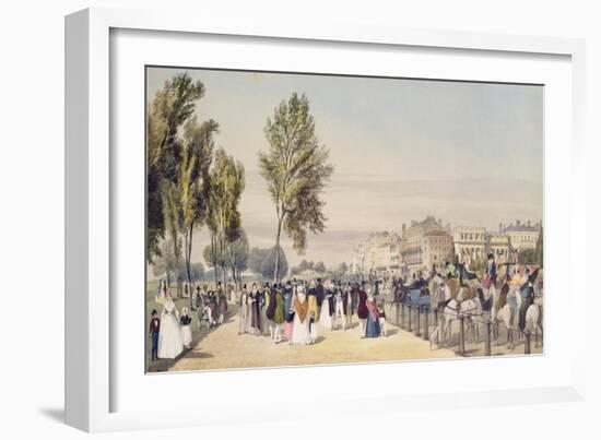 Hyde Park: Near Grosvenor Gate, 1842-Thomas Shotter Boys-Framed Giclee Print