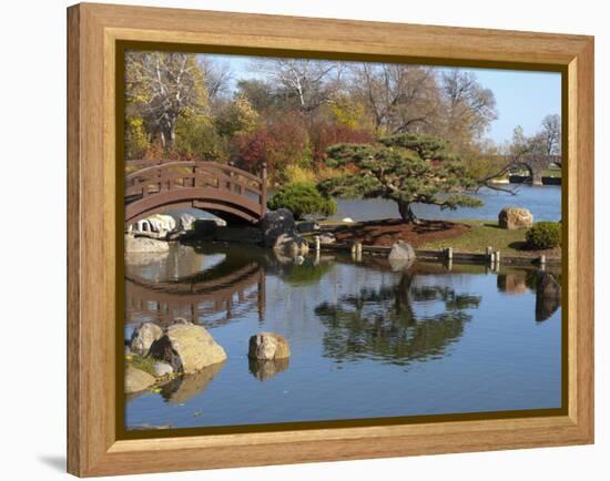 Hyde Park Neighborhood, Osaka Japanese Garden in Jackson Park, Chicago, Illinois, Usa-Alan Klehr-Framed Premier Image Canvas