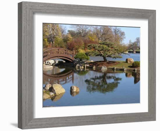 Hyde Park Neighborhood, Osaka Japanese Garden in Jackson Park, Chicago, Illinois, Usa-Alan Klehr-Framed Photographic Print