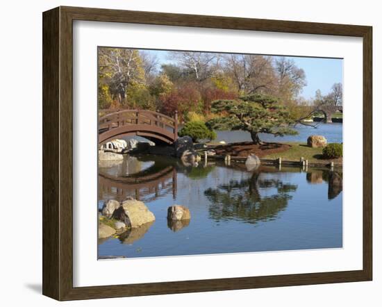 Hyde Park Neighborhood, Osaka Japanese Garden in Jackson Park, Chicago, Illinois, Usa-Alan Klehr-Framed Photographic Print