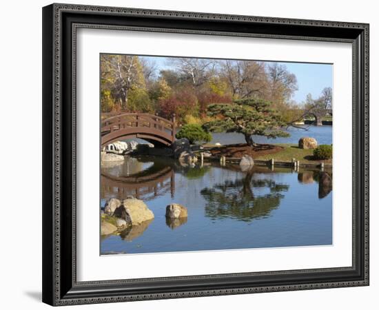 Hyde Park Neighborhood, Osaka Japanese Garden in Jackson Park, Chicago, Illinois, Usa-Alan Klehr-Framed Photographic Print