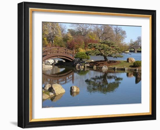 Hyde Park Neighborhood, Osaka Japanese Garden in Jackson Park, Chicago, Illinois, Usa-Alan Klehr-Framed Photographic Print