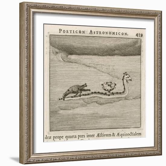 Hydra a Fearsome Monster-Gaius Julius Hyginus-Framed Art Print