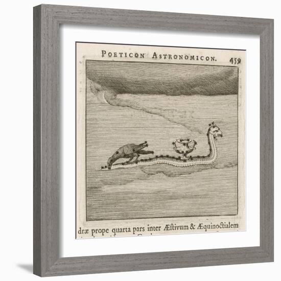 Hydra a Fearsome Monster-Gaius Julius Hyginus-Framed Art Print