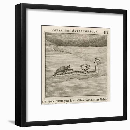 Hydra a Fearsome Monster-Gaius Julius Hyginus-Framed Art Print