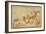 Hydra and Surrounding Constellations, 1825-Science Source-Framed Giclee Print