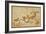 Hydra and Surrounding Constellations, 1825-Science Source-Framed Giclee Print