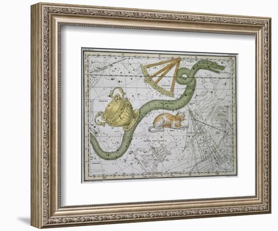 Hydra, from "A Celestial Atlas," Published in 1822-A. Jamieson-Framed Giclee Print