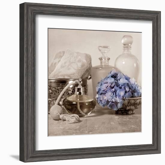 Hydrangea and Atomizer-Julie Greenwood-Framed Art Print