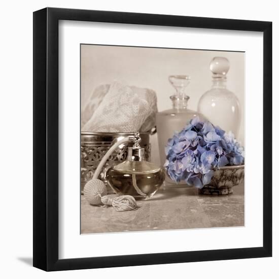 Hydrangea and Atomizer-Julie Greenwood-Framed Art Print