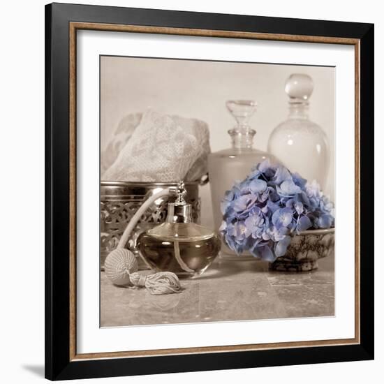 Hydrangea and Atomizer-Julie Greenwood-Framed Art Print