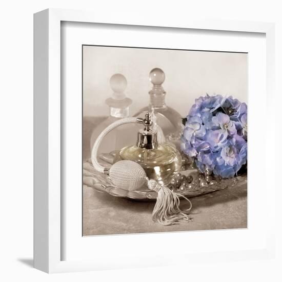 Hydrangea and Tray-Julie Greenwood-Framed Art Print