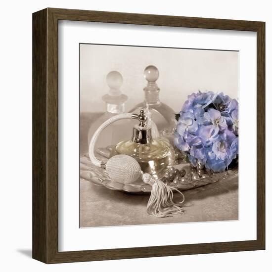 Hydrangea and Tray-Julie Greenwood-Framed Art Print