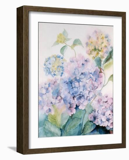 Hydrangea, Blue Wave I-Karen Armitage-Framed Giclee Print