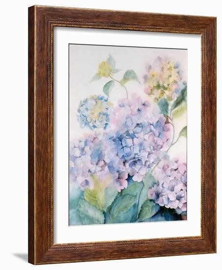 Hydrangea, Blue Wave I-Karen Armitage-Framed Giclee Print