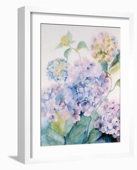 Hydrangea, Blue Wave I-Karen Armitage-Framed Giclee Print