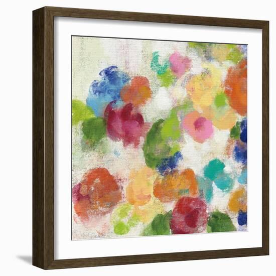 Hydrangea Bouquet I Square I-Silvia Vassileva-Framed Art Print