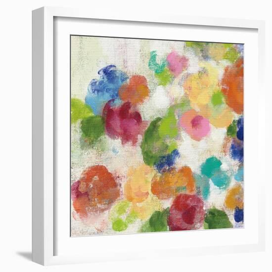 Hydrangea Bouquet I Square I-Silvia Vassileva-Framed Art Print
