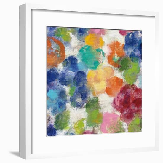 Hydrangea Bouquet I Square II-Silvia Vassileva-Framed Art Print