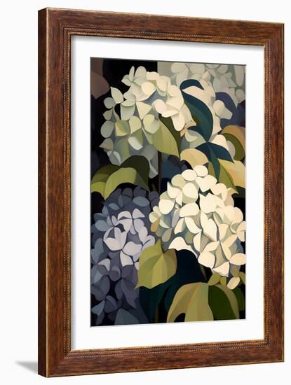 Hydrangea Flowers-Lea Faucher-Framed Art Print