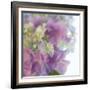 Hydrangea Haze I-Linda Wood-Framed Giclee Print