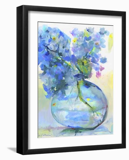 Hydrangea In Fish Bowl-Lisa Katharina-Framed Giclee Print