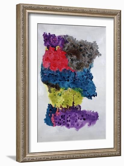 Hydrangea Rainbow Bloom-Brent Abe-Framed Giclee Print