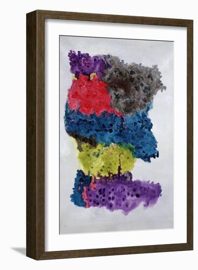 Hydrangea Rainbow Bloom-Brent Abe-Framed Giclee Print