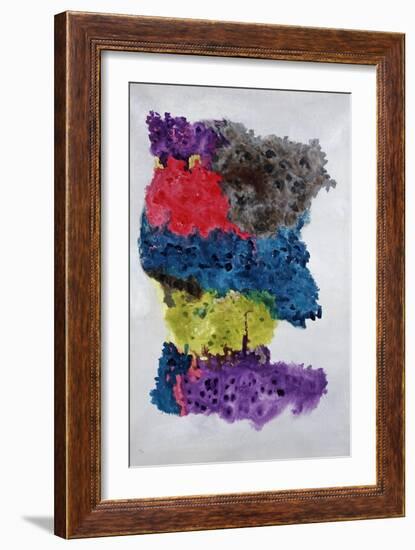 Hydrangea Rainbow Bloom-Brent Abe-Framed Giclee Print