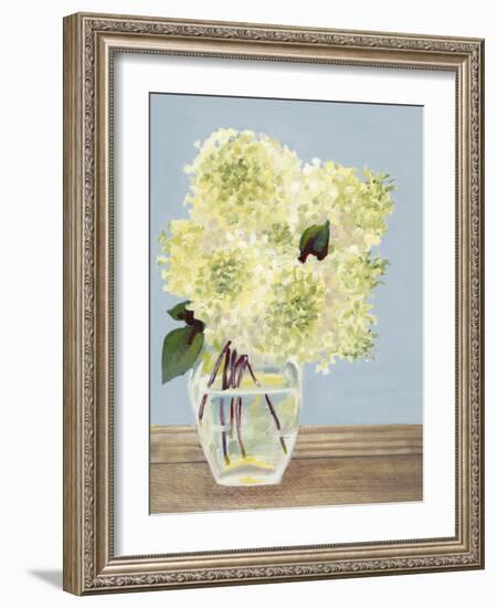 Hydrangea Vase I-Dianne Miller-Framed Art Print