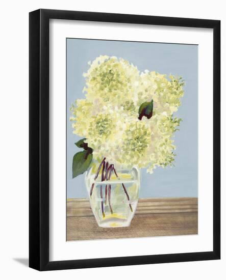 Hydrangea Vase I-Dianne Miller-Framed Art Print