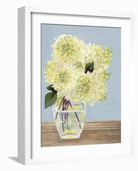 Hydrangea Vase I-Dianne Miller-Framed Art Print