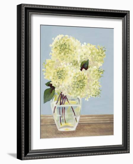 Hydrangea Vase I-Dianne Miller-Framed Art Print