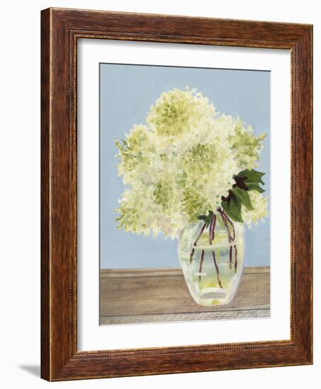 Hydrangea Vase II-Dianne Miller-Framed Art Print