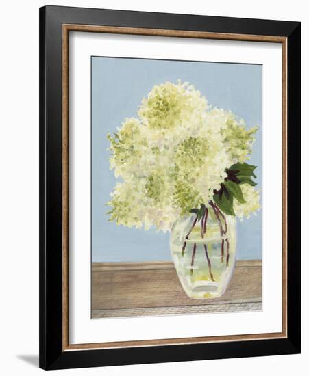 Hydrangea Vase II-Dianne Miller-Framed Art Print