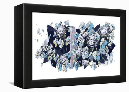 Hydrangea-HR-FM-Framed Stretched Canvas