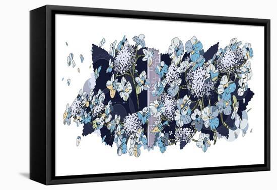 Hydrangea-HR-FM-Framed Stretched Canvas