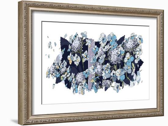 Hydrangea-HR-FM-Framed Art Print