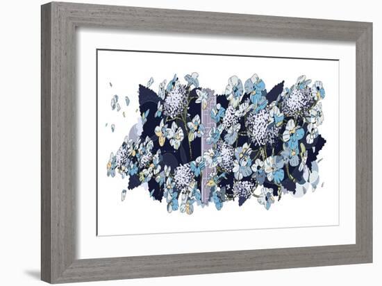 Hydrangea-HR-FM-Framed Art Print