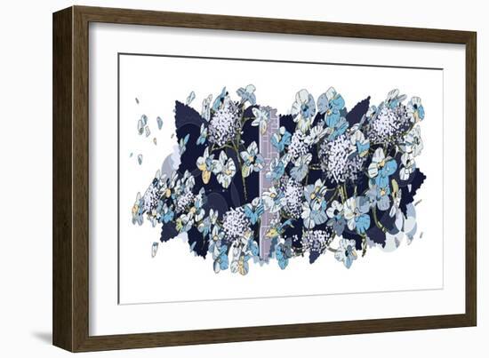 Hydrangea-HR-FM-Framed Art Print